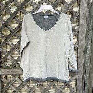 Patagonia Women’s 3/4 Sleeve Beige Shirt Top size XL